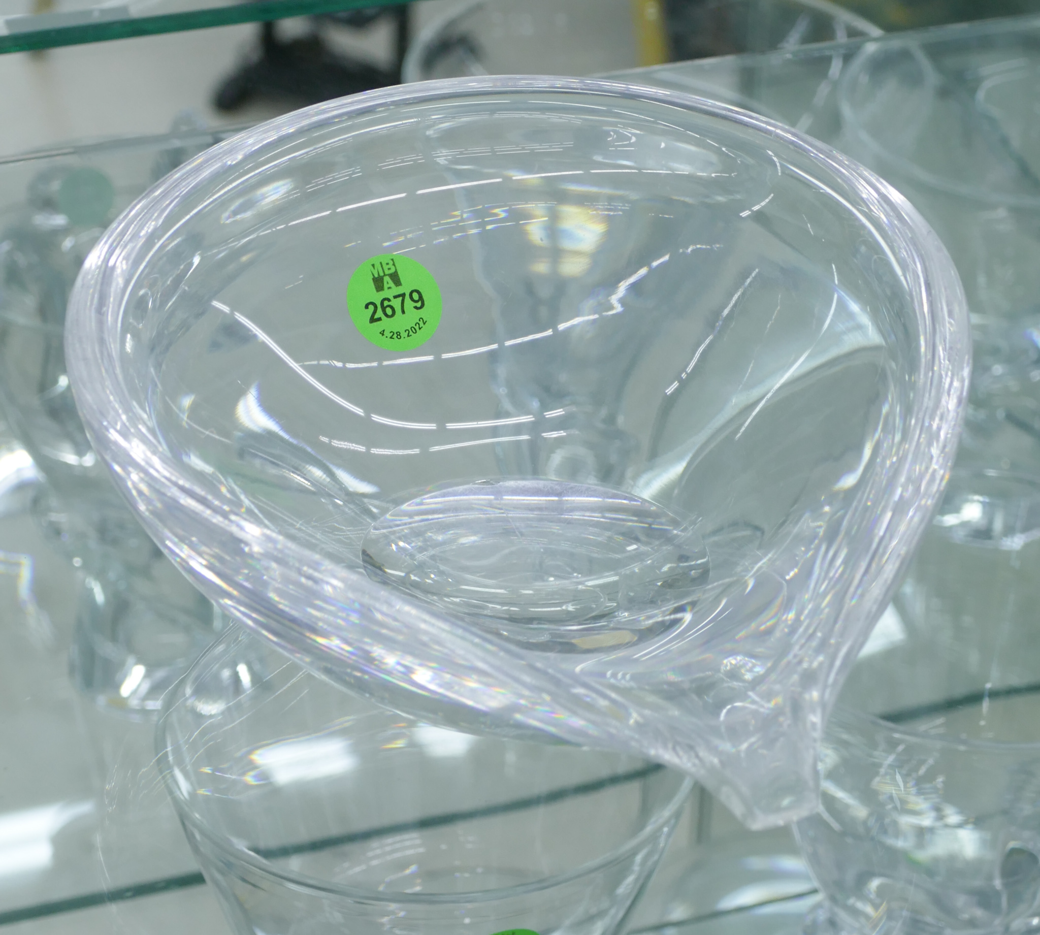 Steuben Crystal Modernist Bowl-