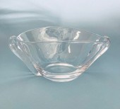 STEUBEN CRYSTAL OVAL BOWL DESI