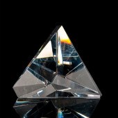 STEUBEN CRYSTAL PAPERWEIGHT, P