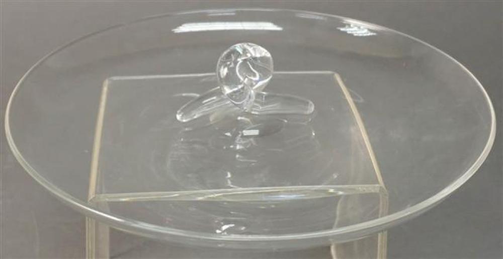 STEUBEN CRYSTAL PLATTER,