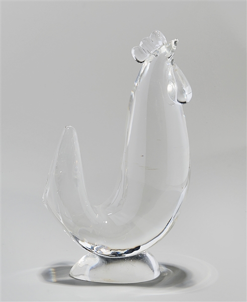 Steuben crystal rooster