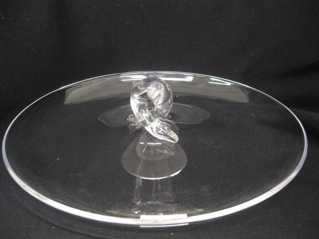 Steuben Crystal Serving Dish center