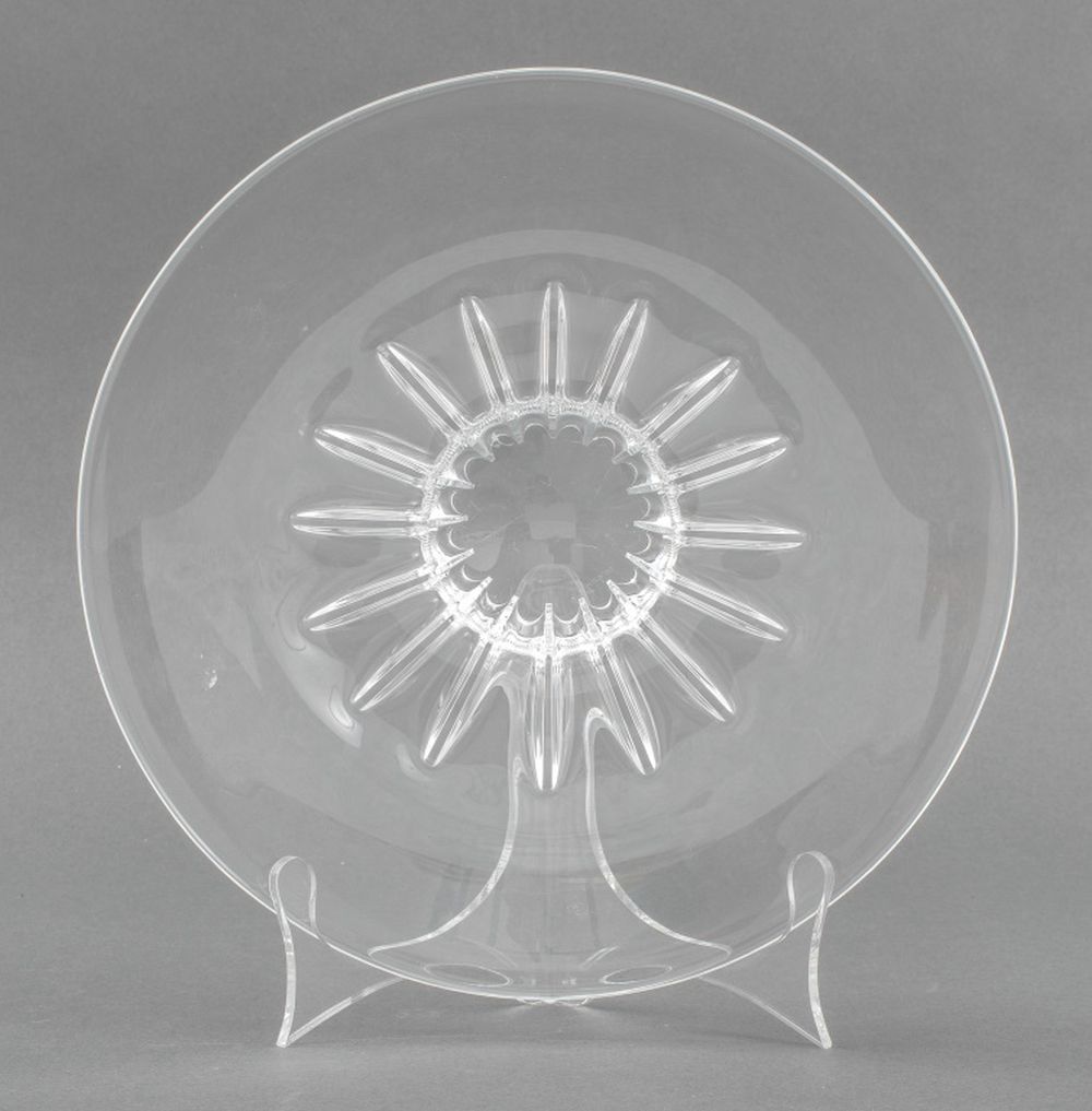 STEUBEN CRYSTAL SERVING PLATE