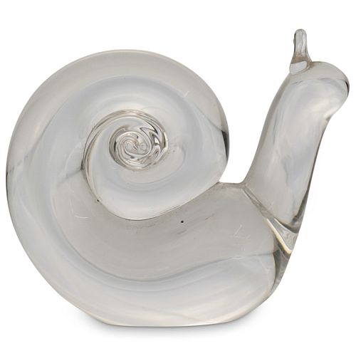 STEUBEN CRYSTAL SNAIL