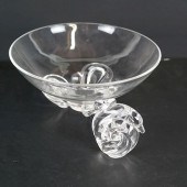 STEUBEN CRYSTAL - TWO ITEMSA f