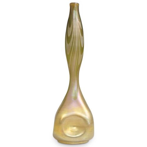 STEUBEN EARLY GOLD AURENE DECORATED
