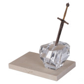 STEUBEN EXCALIBUR THE SWORD IN