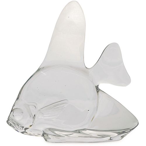 STEUBEN FISH-FORMED GLASS