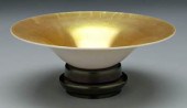Steuben flared bowl and base: