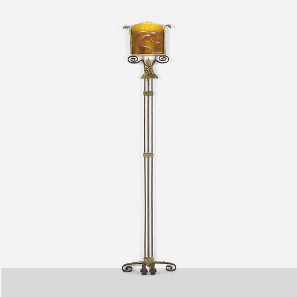 Steuben. Floor lamp. c. 1925,