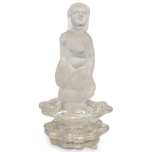 STEUBEN FROSTED FIGURAL GLASS