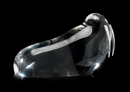 Steuben glass and silver mounted