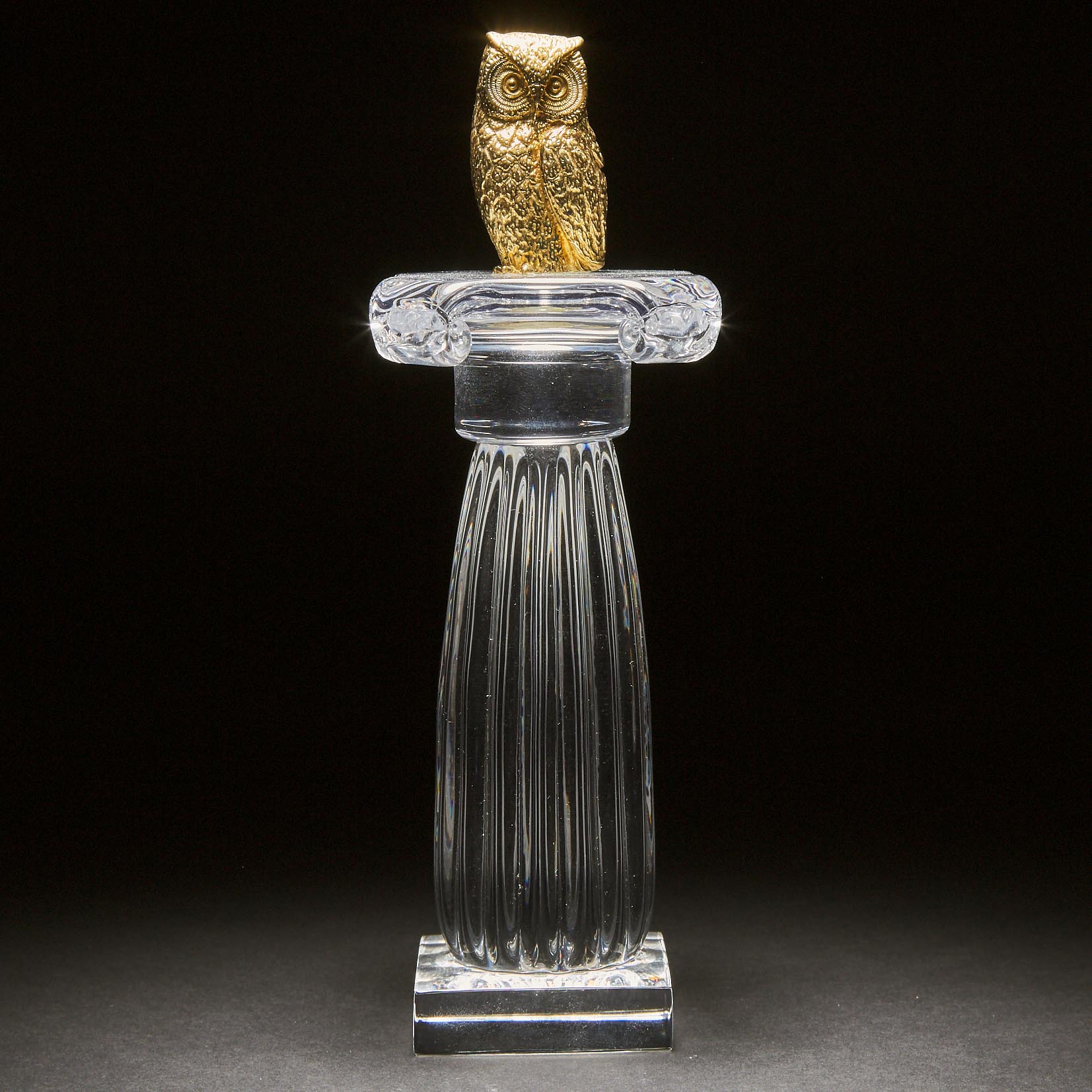 Steuben Glass and Yellow Gold