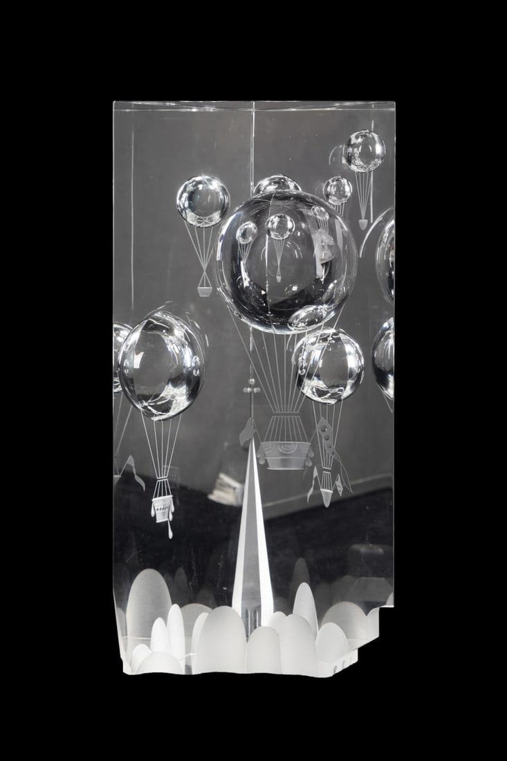 STEUBEN GLASS, 'BALLOON RALLY'