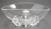 STEUBEN GLASS BASKET SHAPE BOW