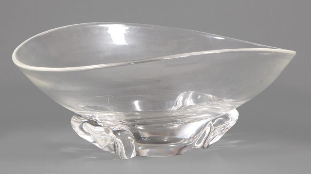 STEUBEN GLASS "BASKET SHAPED"