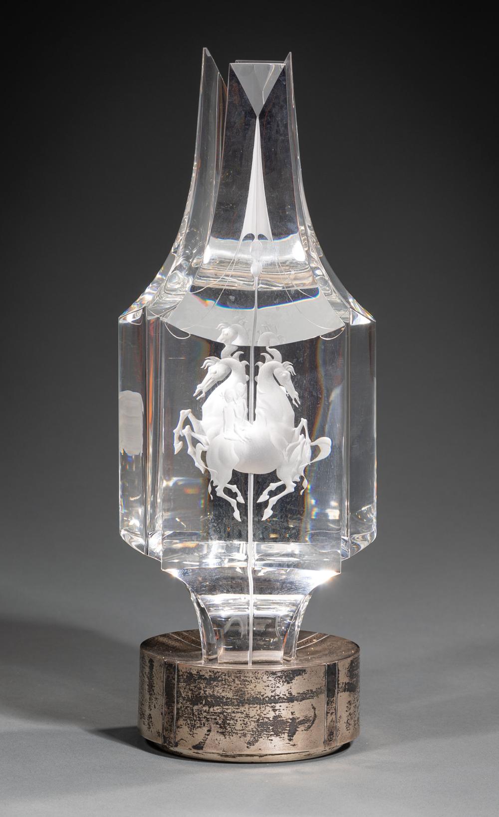STEUBEN GLASS "CAROUSEL OF THE