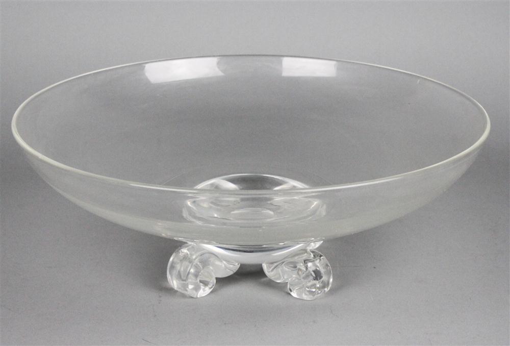 STEUBEN GLASS CENTERPIECE BOWL