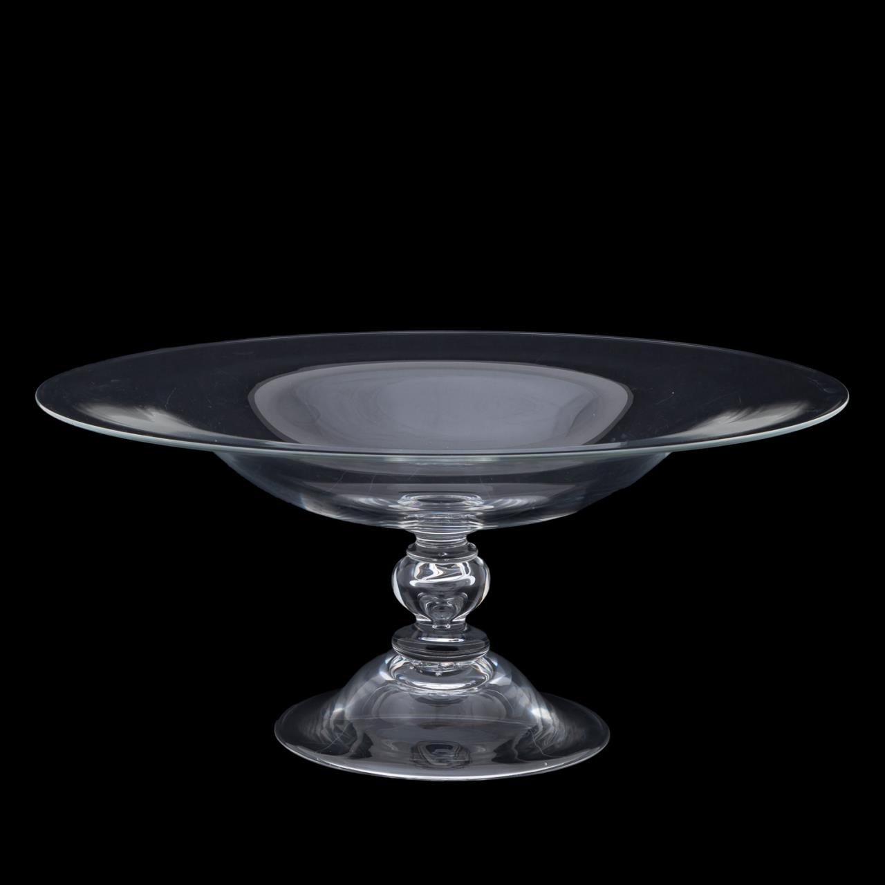 STEUBEN GLASS CENTERPIECE WIDE