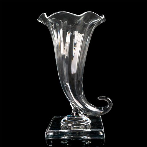 STEUBEN GLASS CORNUCOPIA