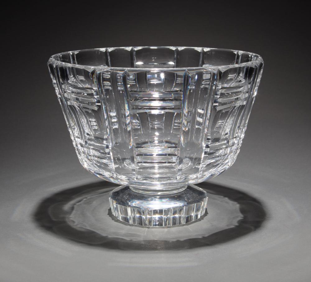STEUBEN GLASS CUT BOWL,