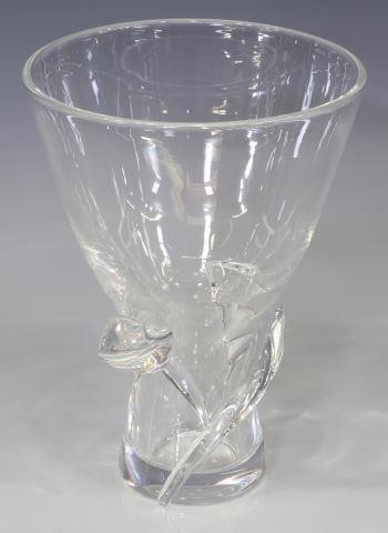 STEUBEN GLASS DONALD POLLARD SPIRAL