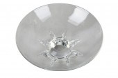 STEUBEN GLASS FOOTED BOWLsigne