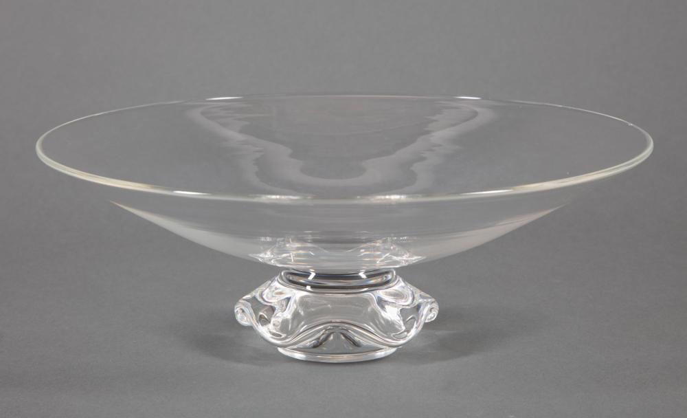 STEUBEN GLASS FOOTED BOWLSteuben