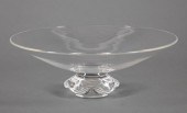 STEUBEN GLASS FOOTED BOWLSteub