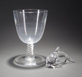 STEUBEN GLASS GIANT AIRTWIST S