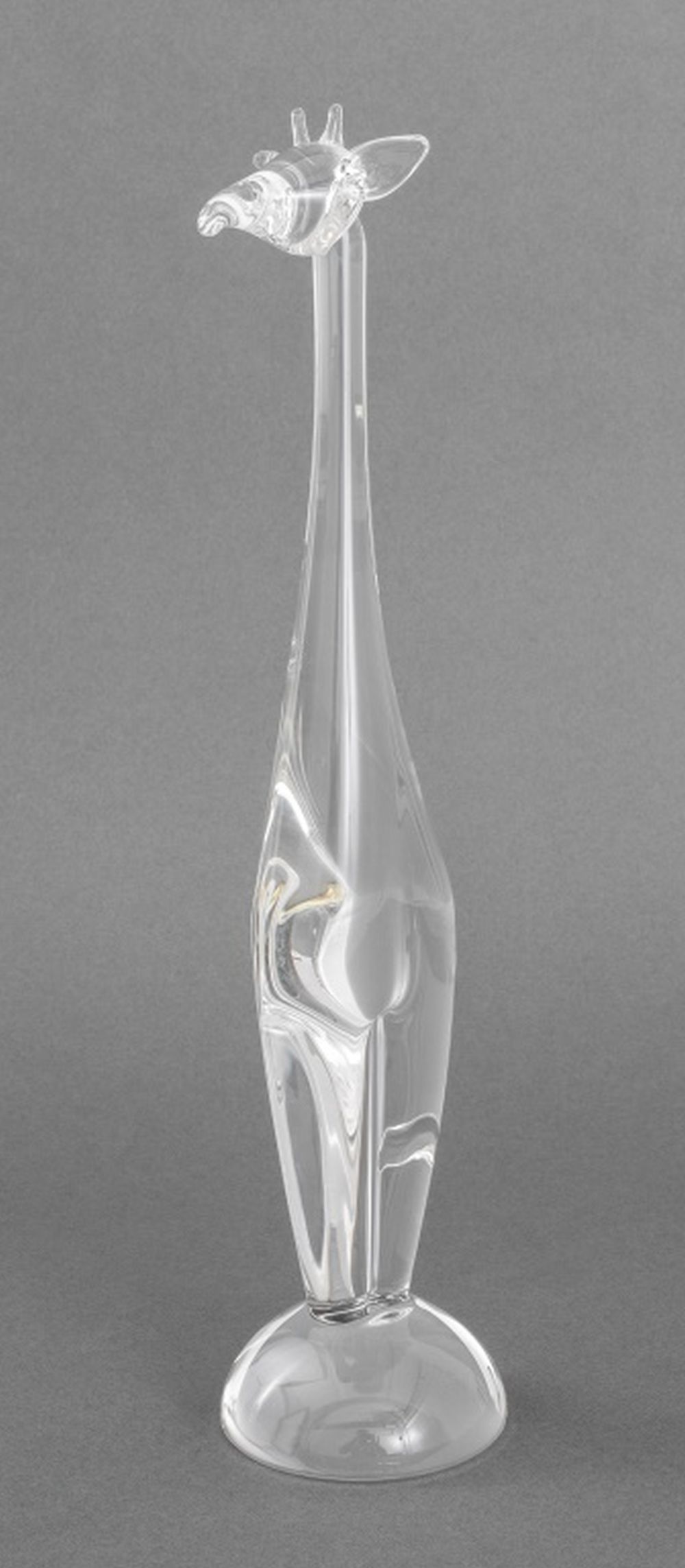 STEUBEN GLASS GIRAFFE ANIMALIER