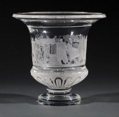 STEUBEN GLASS GRECIAN URN, WAU