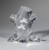 STEUBEN GLASS "GROUSE GROVE",