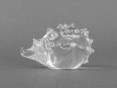 STEUBEN GLASS HEDGEHOG ANIMALI