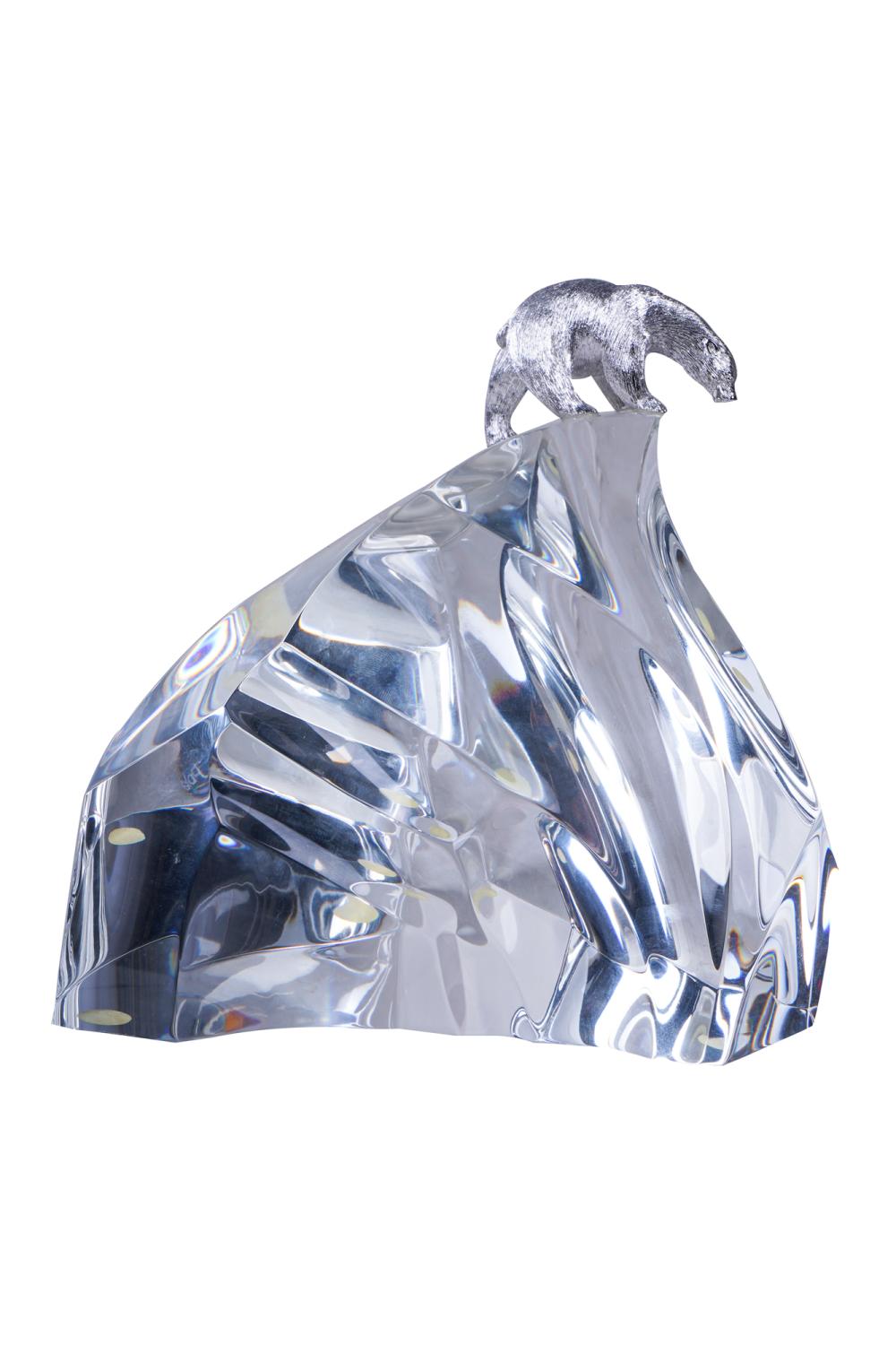 STEUBEN GLASS ICE BEAR