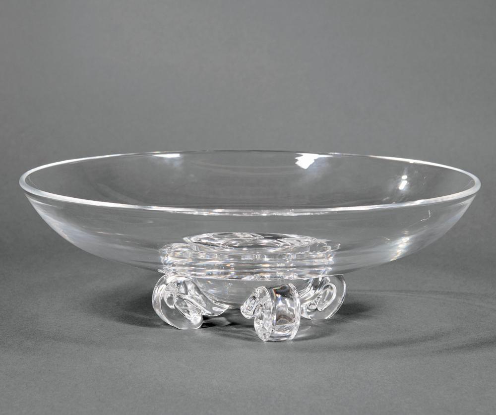 STEUBEN GLASS "LOW FOOTED"