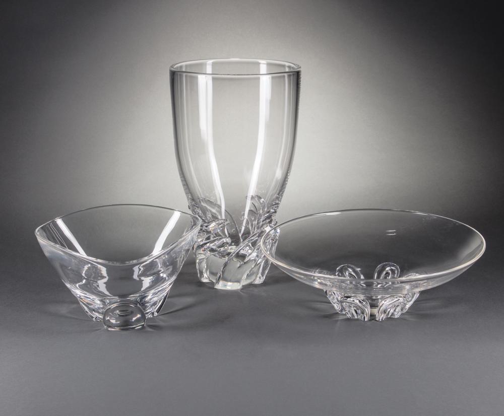 STEUBEN GLASS "PHOENIX" VASE,