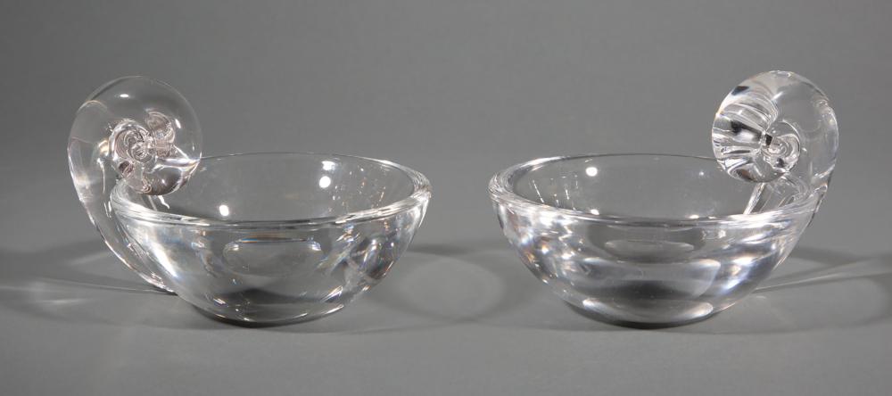 STEUBEN GLASS "SNAIL-SCROLL"