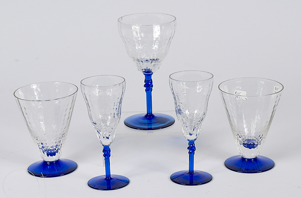 Steuben Glass Stemware American a