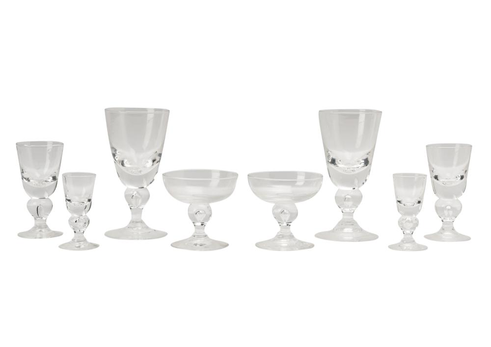 STEUBEN GLASS STEMWARE