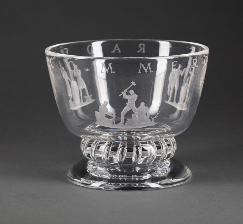 STEUBEN GLASS "TRADE AND