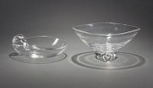 STEUBEN GLASS TRILLIUM BOWL AN