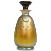 STEUBEN GOLD AURENE BOTTLE W/