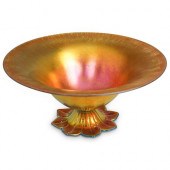 STEUBEN GOLD AURENE CENTERPIEC