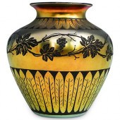 STEUBEN GOLD AURENE VASE "NORF