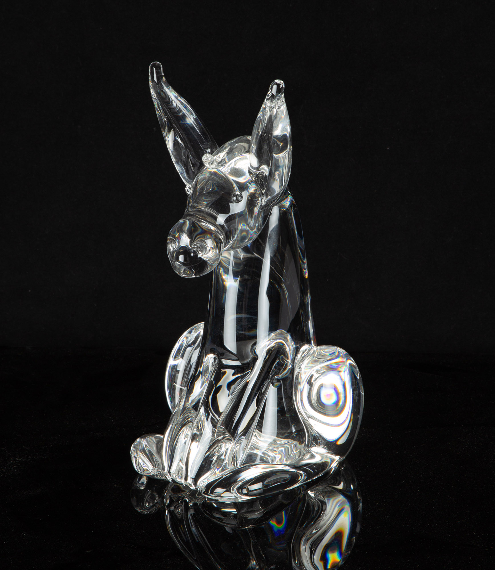 STEUBEN GREAT SITTING DONKEY