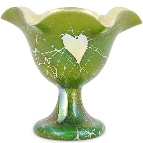 STEUBEN GREEN AURENE IRIDESCENT