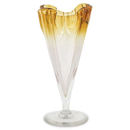 STEUBEN GROTESQUE AMBER