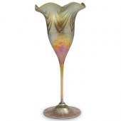 STEUBEN IRIDESCENT LONG STEMME