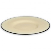 STEUBEN IVORY GLASS CHARGER WI